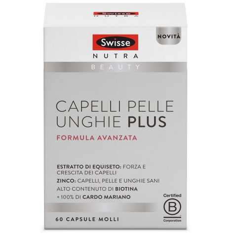 SWISSE CAPELLI PELLE UNGHIE PLUS 60 CAPSULE MOLLI