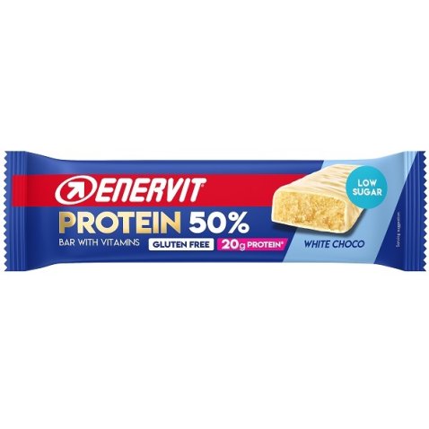 ENERVIT SPORT PROTEIN BAR 50% WHITE CHOCO 40 G ENERVIT SPORT PROTEIN BAR 50% WHITE CHOCO 40 G