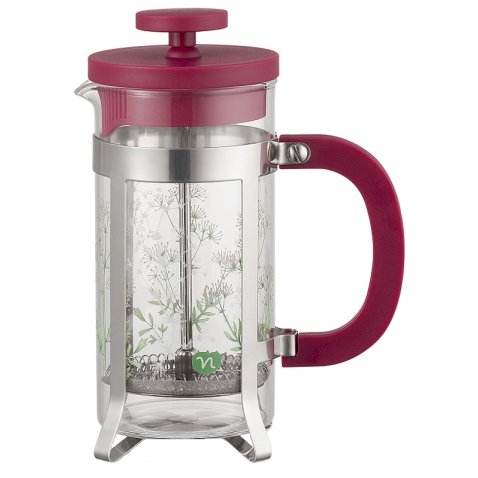 NEAVITA TISANIERA STANTUFFO TEA PLUNGER HERBARIUM MAGENTA 350 ML NEAVITA TISANIERA STANTUFFO TEA PLUNGER HERBARIUM MAGENTA 350 ML