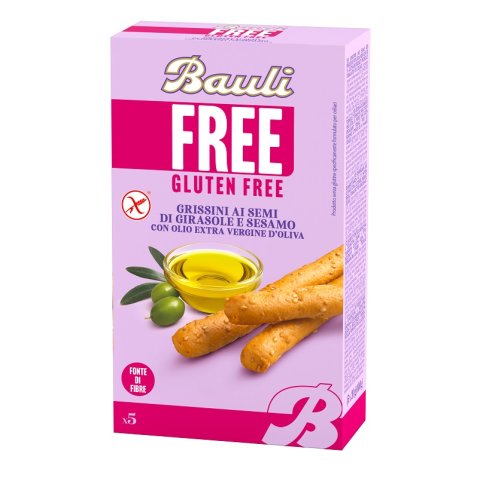 BAULI FREE GRISSINI SEMI GIRASOLE E SESAMO 100 G BAULI FREE GRISSINI SEMI GIRASOLE E SESAMO 100 G