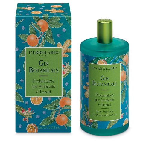 GIN BOTANICALS PROFUMATORE AMBIENTE TESSUTI EDIZIONE LIMITATA 200 ML GIN BOTANICALS PROFUMATORE AMBIENTE TESSUTI EDIZIONE LIMITATA 200 ML