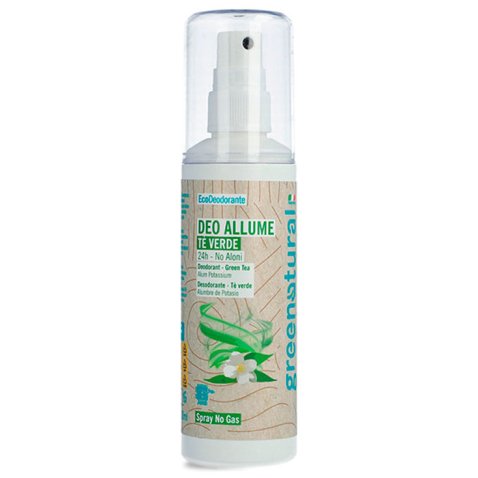 GREENATURAL DEO ALLUME TE VERDE 100 ML GREENATURAL DEO ALLUME TE VERDE 100 ML