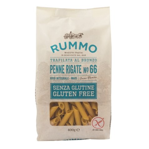 RUMMO PENNE RIGATE N66 DI RISO INTEGRALE E MAIS 400 G RUMMO PENNE RIGATE N66 DI RISO INTEGRALE E MAIS 400 G