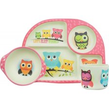 SET PRANZO BAMBOO 3 PEZZI GUFETTI