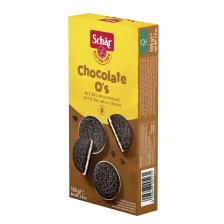 SCHAR CHOCOLATE O'S BISCOTTI AL CACAO CON CREMA AL LATTE 165G SCHAR CHOCOLATE O'S BISCOTTI AL CACAO CON CREMA AL LATTE 165G
