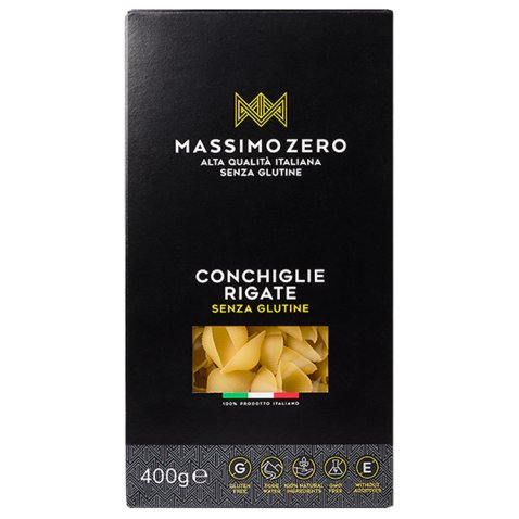 MASSIMO ZERO CONCHIGLIE RIGATE 400 G MASSIMO ZERO CONCHIGLIE RIGATE 400 G