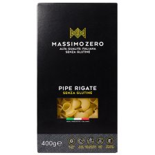 MASSIMO ZERO PIPE RIGATE 400 G MASSIMO ZERO PIPE RIGATE 400 G