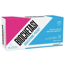 BIOCHETASI DIGESTIONE POCKET 18 COMPRESSE MASTICABILI BIOCHETASI DIGESTIONE POCKET 18 COMPRESSE MASTICABILI