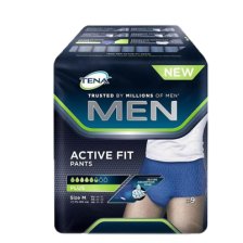 PULL UP UOMO TENA MEN PANTS ACTIVE FIT M 9 PEZZI PULL UP UOMO TENA MEN PANTS ACTIVE FIT M 9 PEZZI