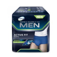 PULL UP UOMO TENA MEN PANTS ACTIVE FIT L 8 PEZZI PULL UP UOMO TENA MEN PANTS ACTIVE FIT L 8 PEZZI