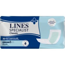 PANNOLONE RETTANGOLARE LINES SPECIALIST CLASSIC SENZA BARRIERA 30 PEZZI PANNOLONE RETTANGOLARE LINES SPECIALIST CLASSIC SENZA BARRIERA 30 PEZZI