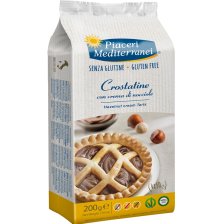 PIACERI MEDITERRANEI CROSTATINA CON CREMA DI NOCCIOLA 4 X 50G PIACERI MEDITERRANEI CROSTATINA CON CREMA DI NOCCIOLA 4 X 50G
