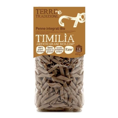 PENNE DI TIMILIA INTEGRALE BIO 400G PENNE DI TIMILIA INTEGRALE BIO 400G