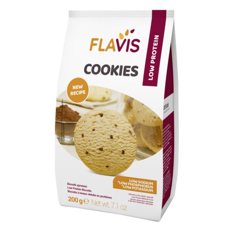 FLAVIS COOKIES BISCOTTI APROTEICI 200 G FLAVIS COOKIES BISCOTTI APROTEICI 200 G