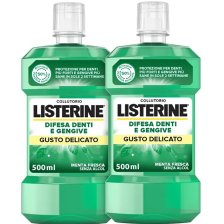 LISTERINE DENTI & GENGIVE GUSTO DELICATO 2 X 500 ML LISTERINE DENTI & GENGIVE GUSTO DELICATO 2 X 500 ML