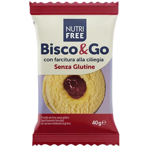 NUTRIFREE BISCO&GO CON FARCITURA ALLA CILIEGIA 40 G NUTRIFREE BISCO&GO CON FARCITURA ALLA CILIEGIA 40 G