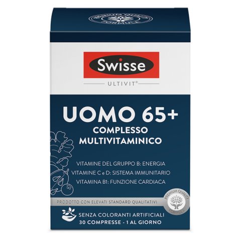 SWISSE UOMO 65+ COMPLESSO MULTIVITAMINICO 30 COMPRESSE SWISSE UOMO 65+ COMPLESSO MULTIVITAMINICO 30 COMPRESSE