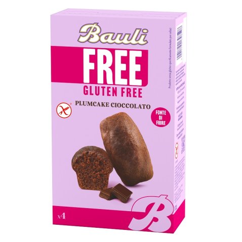 BAULI FREE PLUMCAKE CIOCCOLATO 4 PEZZI DA 33 G BAULI FREE PLUMCAKE CIOCCOLATO 4 PEZZI DA 33 G