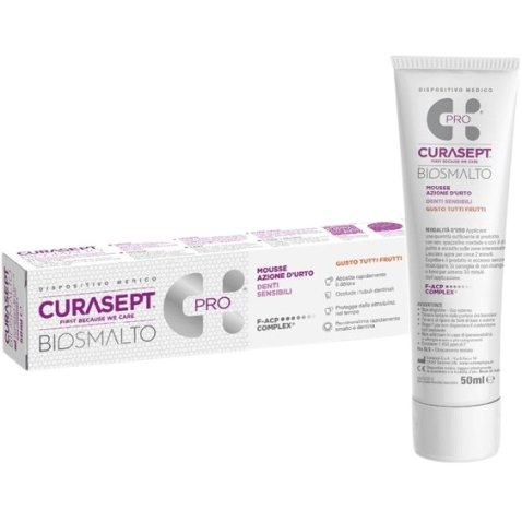 CURASEPT BIOSMALTO MOUSSE DENTI SENSIBILI 50 ML CURASEPT BIOSMALTO MOUSSE DENTI SENSIBILI 50 ML