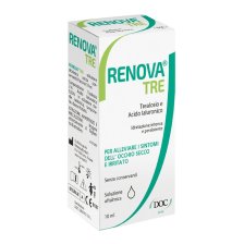 RENOVA TRE COLLIRIO A BASE DI TREALOSIO E ACIDO IALURONICO 10 ML SENZA CONSERVANTI RENOVA TRE COLLIRIO A BASE DI TREALOSIO E ACIDO IALURONICO 10 ML SENZA CONSERVANTI