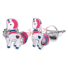 BJT703 ORECCHINI BABY UNICO STAINLESS STEEL