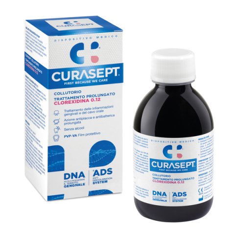 CURASEPT COLLUTORIO 0,12 ADS + DNA 200 ML CURASEPT COLLUTORIO 0,12 ADS + DNA 200 ML
