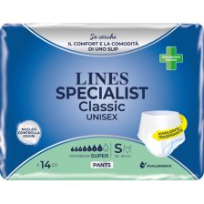 PANNOLONE A MUTANDA LINES SPECIALIST CLASSIC PANTS SUPER S 14 PEZZI PANNOLONE A MUTANDA LINES SPECIALIST CLASSIC PANTS SUPER S 14 PEZZI