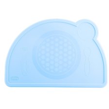 CHICCO TOVAGLIETTA SILICONE BLU CHICCO TOVAGLIETTA SILICONE BLU
