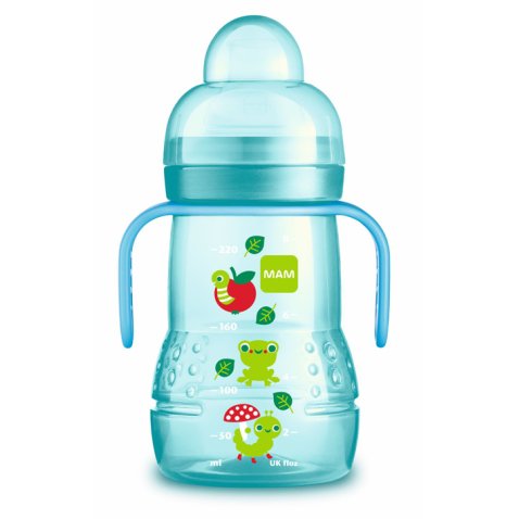 MAM TRAINER 220 ML 4+ BECCUCCIO SOFT SILICONE FEMMINA MAM TRAINER 220 ML 4+ BECCUCCIO SOFT SILICONE FEMMINA