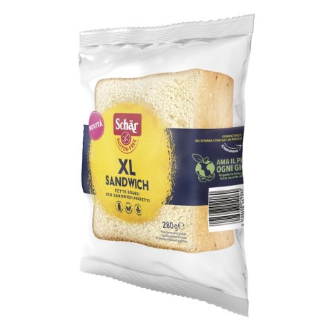 SCHAR XL SANDWICH PANE BIANCO SENZA LATTOSIO 280 G