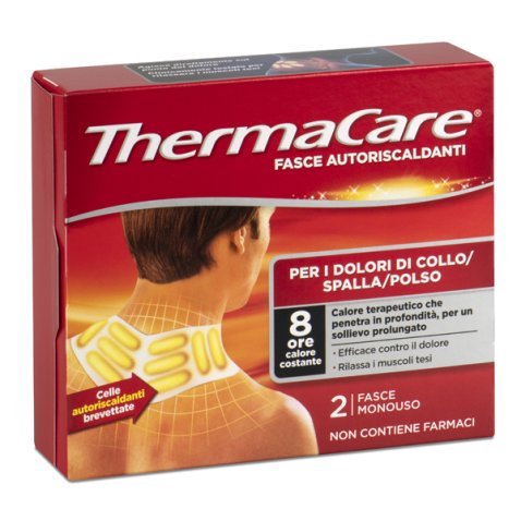 FASCE AUTORISCALDANTI A CALORE TERAPEUTICO THERMACARE COLLO/SPALLA/POLSO 2 PEZZI FASCE AUTORISCALDANTI A CALORE TERAPEUTICO THERMACARE COLLO/SPALLA/POLSO 2 PEZZI