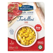 PIACERI MEDITERRANEI TORTELLINI CARNE 250 G PIACERI MEDITERRANEI TORTELLINI CARNE 250 G