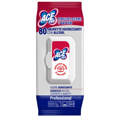 ACE PRO SALVIETTE PICCOLE SUPERFICI 80 PEZZI ACE PRO SALVIETTE PICCOLE SUPERFICI 80 PEZZI