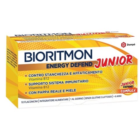 BIORITMON ENERGY DEFEND JUNIOR 10 FLACONCINI 10 ML BIORITMON ENERGY DEFEND JUNIOR 10 FLACONCINI 10 ML