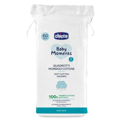 CHICCO BABY MOMENTS QUADROTTI 60 PEZZI CHICCO BABY MOMENTS QUADROTTI 60 PEZZI