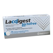 LACDIGEST LACTOFREE 30 COMPRESSE MASTICABILI LACDIGEST LACTOFREE 30 COMPRESSE MASTICABILI