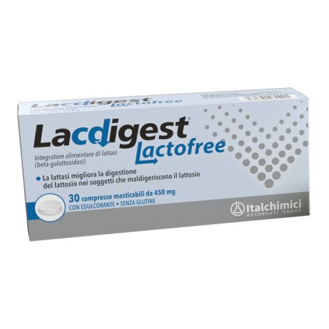 LACDIGEST LACTOFREE 30 COMPRESSE MASTICABILI LACDIGEST LACTOFREE 30 COMPRESSE MASTICABILI