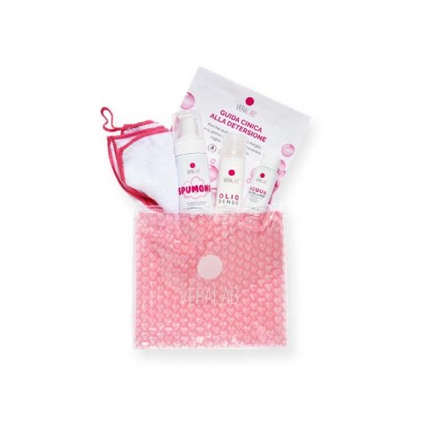 VERALAB KIT PELLE PULITA OLIO DENSO 75 ML + ACQUA MICELLARE50 ML + SPUMONE 100 ML