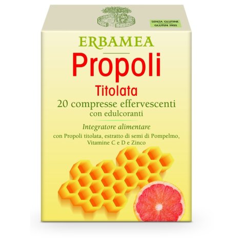 PROPOLI TITOLATA 20 COMPRESSE EFFERVESCENTI
