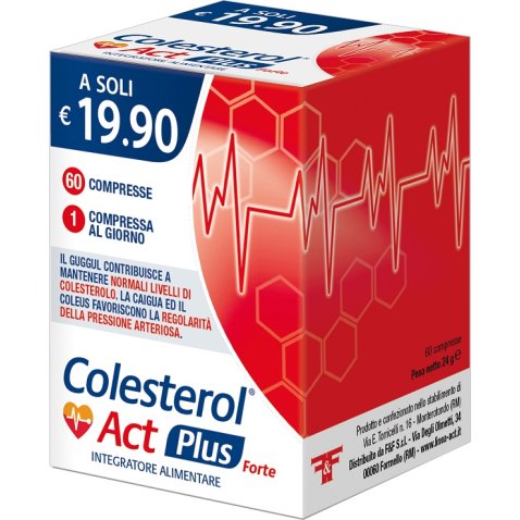 COLESTEROL ACT PLUS FORTE 60 COMPRESSE COLESTEROL ACT PLUS FORTE 60 COMPRESSE
