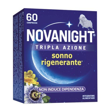 NOVANIGHT TRIPLA AZIONE SONNO RIGENERANTE 60 COMPRESSE NOVANIGHT TRIPLA AZIONE SONNO RIGENERANTE 60 COMPRESSE