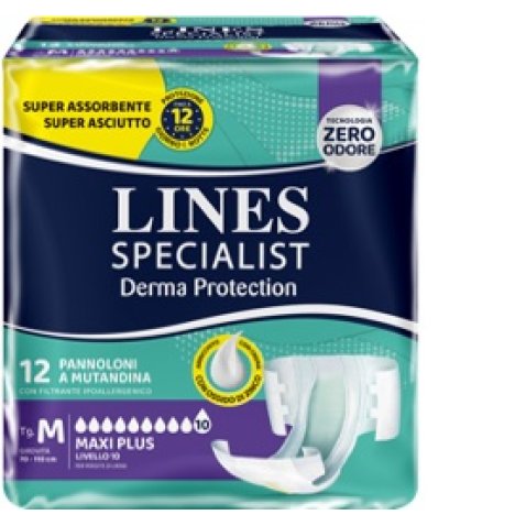 PANNOLONE A MUTANDINA LINES SPECIALIST DERMA MAXI XL 20 PEZZI
