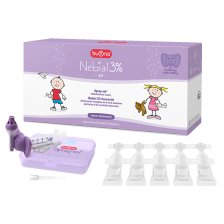 NEBIAL 3% KIT 20 FLACONCINI MONODOSE 5ML SOLUZIONE IPERTONICA CON ACIDO IALURONICO + NEBULIZZATORE SPRAY-SOL NEBIAL 3% KIT 20 FLACONCINI MONODOSE 5ML SOLUZIONE IPERTONICA CON ACIDO IALURONICO + NEBULIZZATORE SPRAY-SOL