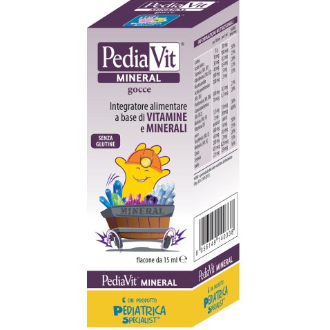 PEDIAVIT MINERAL GOCCE 15 ML