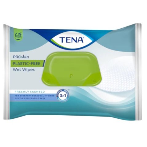 TENA WET WIPES PLASTIC FREE 48 PEZZI TENA WET WIPES PLASTIC FREE 48 PEZZI