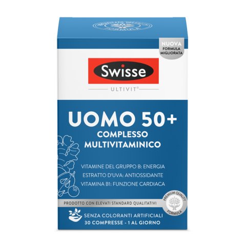 SWISSE MULTIVITAMINICO UOMO 50+ 30 COMPRESSE SWISSE MULTIVITAMINICO UOMO 50+ 30 COMPRESSE