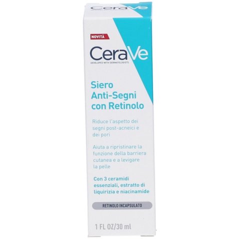 CERAVE SIERO ANTI SEGNI RETINOLO 30 ML CERAVE SIERO ANTI SEGNI RETINOLO 30 ML