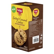 SCHAR SALTED CARAMEL COOKIES CON GOCCE DI CIOCCOLATO AL LATTE E CARAMELLO 150 G SCHAR SALTED CARAMEL COOKIES CON GOCCE DI CIOCCOLATO AL LATTE E CARAMELLO 150 G