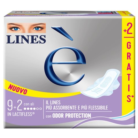 LINES E' ALI CARRY PACK 9 + 2 PEZZI LINES E' ALI CARRY PACK 9 + 2 PEZZI