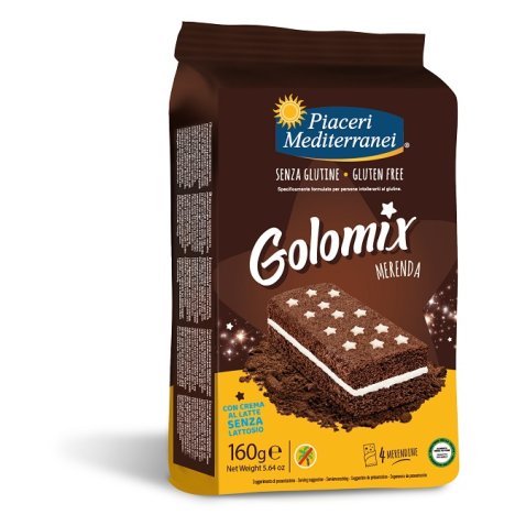 PIACERI MEDITERRANEI GOLOMIX MERENDA 4 PEZZI DA 40 G PIACERI MEDITERRANEI GOLOMIX MERENDA 4 PEZZI DA 40 G